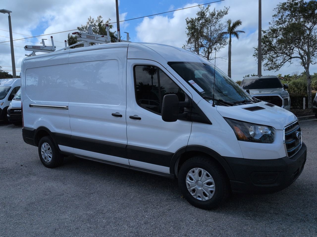Used 2022 Ford E-Transit Cargo Van Base with VIN 1FTBW9CK0NKA12945 for sale in Naples, FL