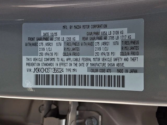 Certified Used 2026 Silver Mazda 3.3 Turbo S Premium image 31