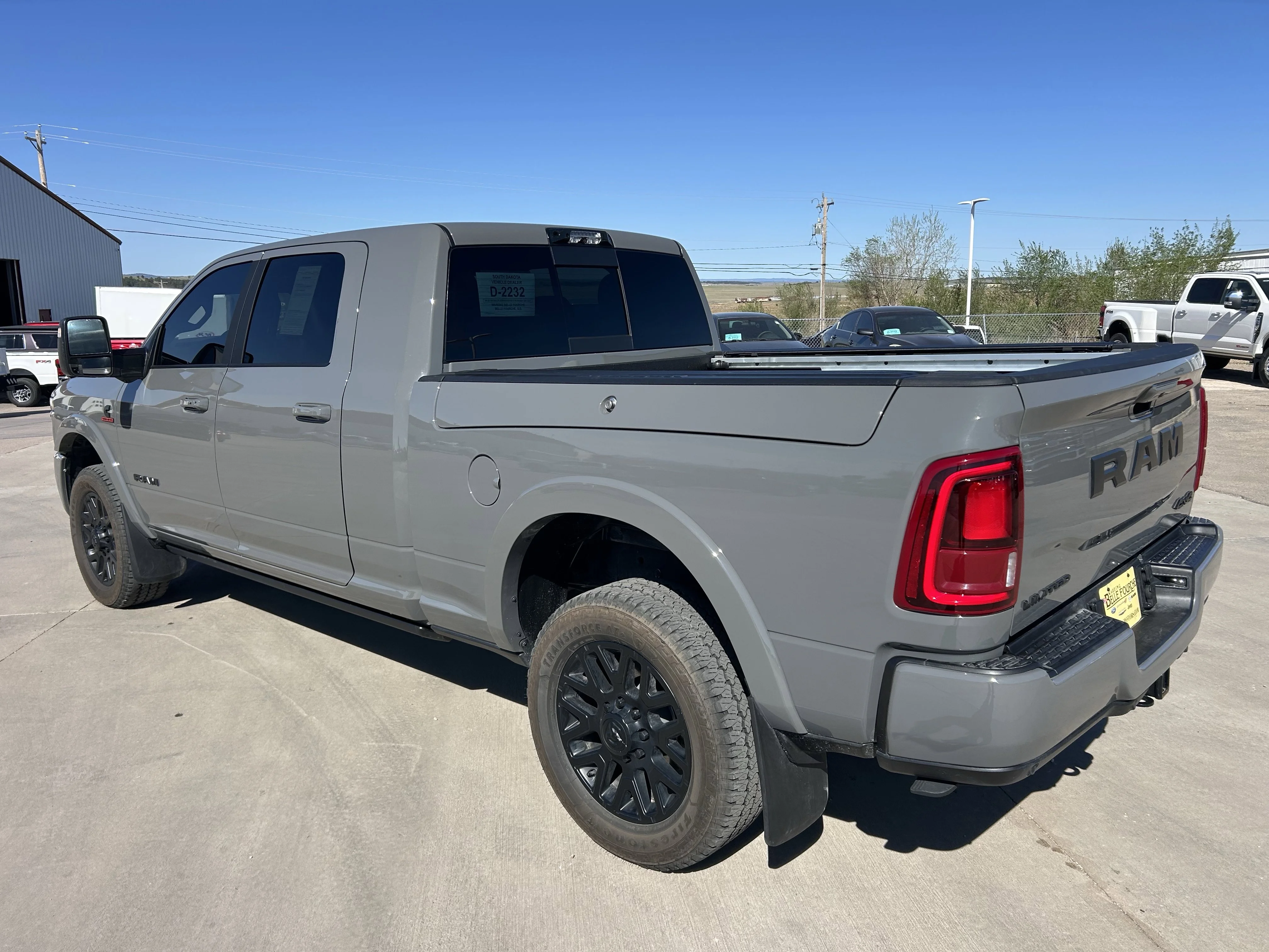 Used 2025 Ceramic Gray Clearcoat Ram Limited image 5