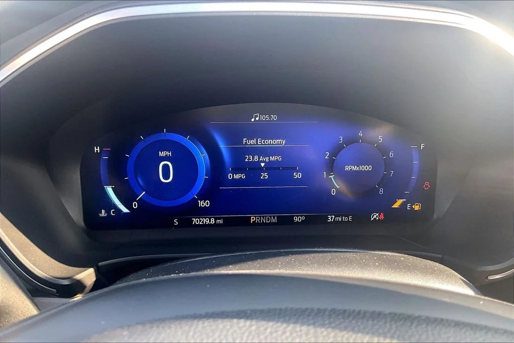 Used 2020 Blue Ford Titanium image 19