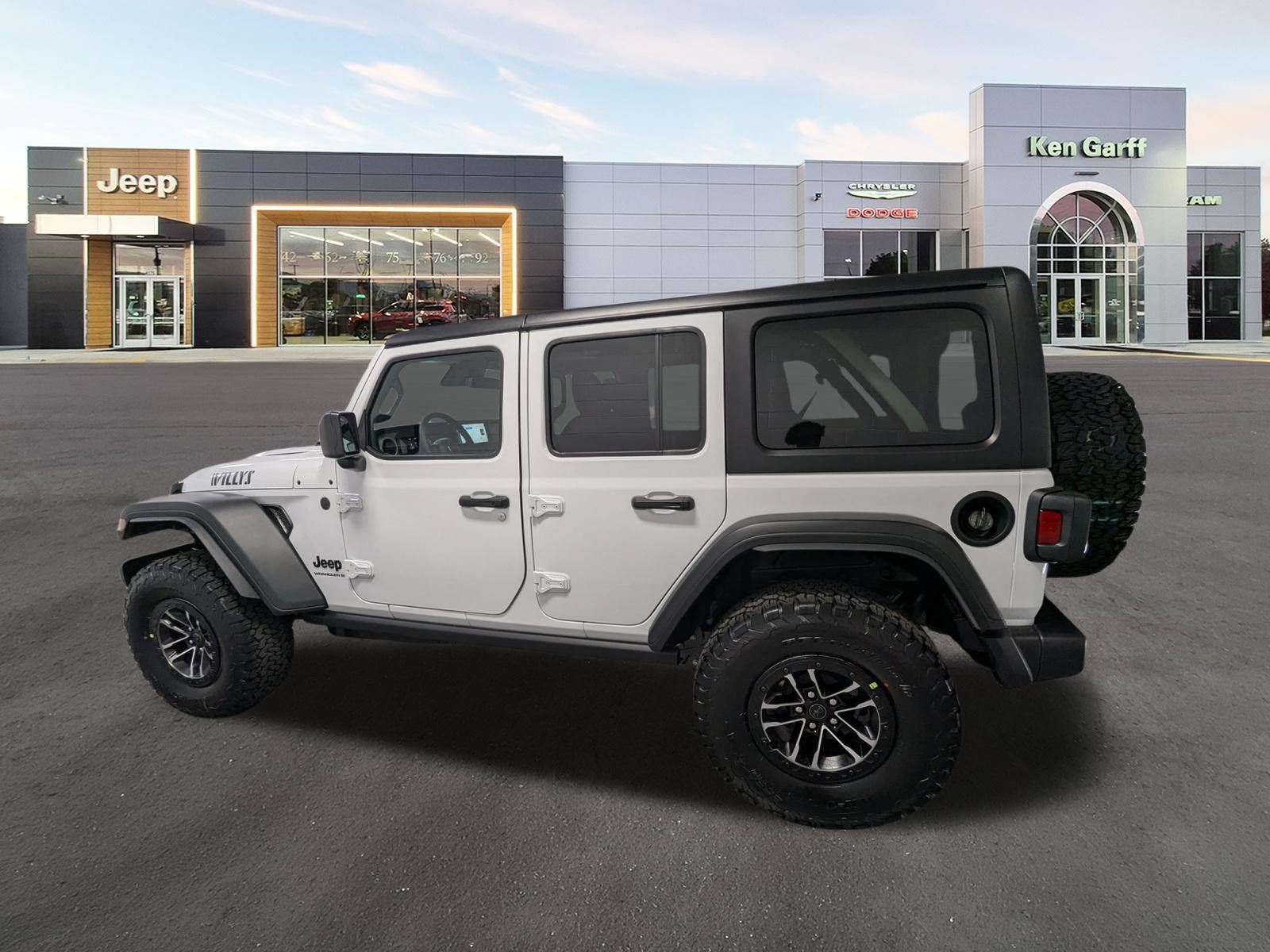 New 2026 Bright White Clear-Coat Exterior Paint Jeep Willys image 8