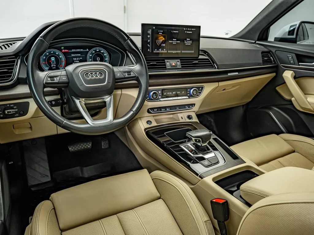 Used 2022 Glacier White Metallic Audi 45 S line Premium image 33