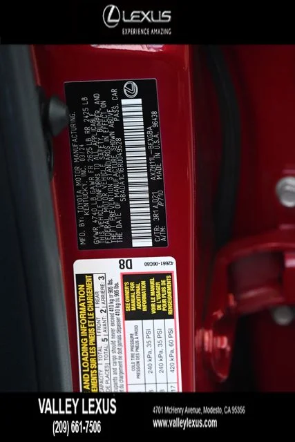 Certified Used 2024 MATADOR RED MICA Lexus 300h image 24