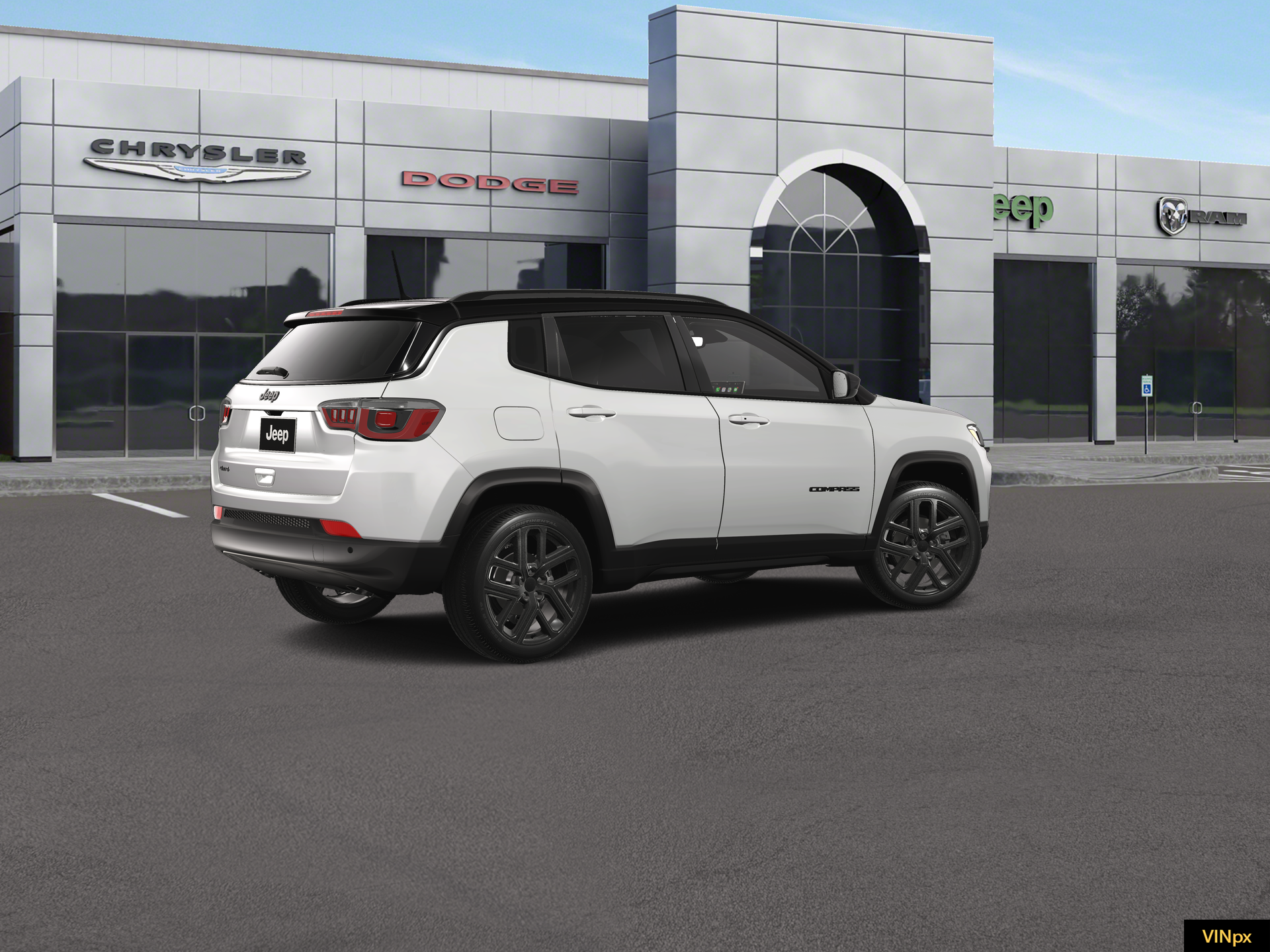 New 2026 Bright White Clear-Coat Exterior Paint Jeep Limited Altitude image 8