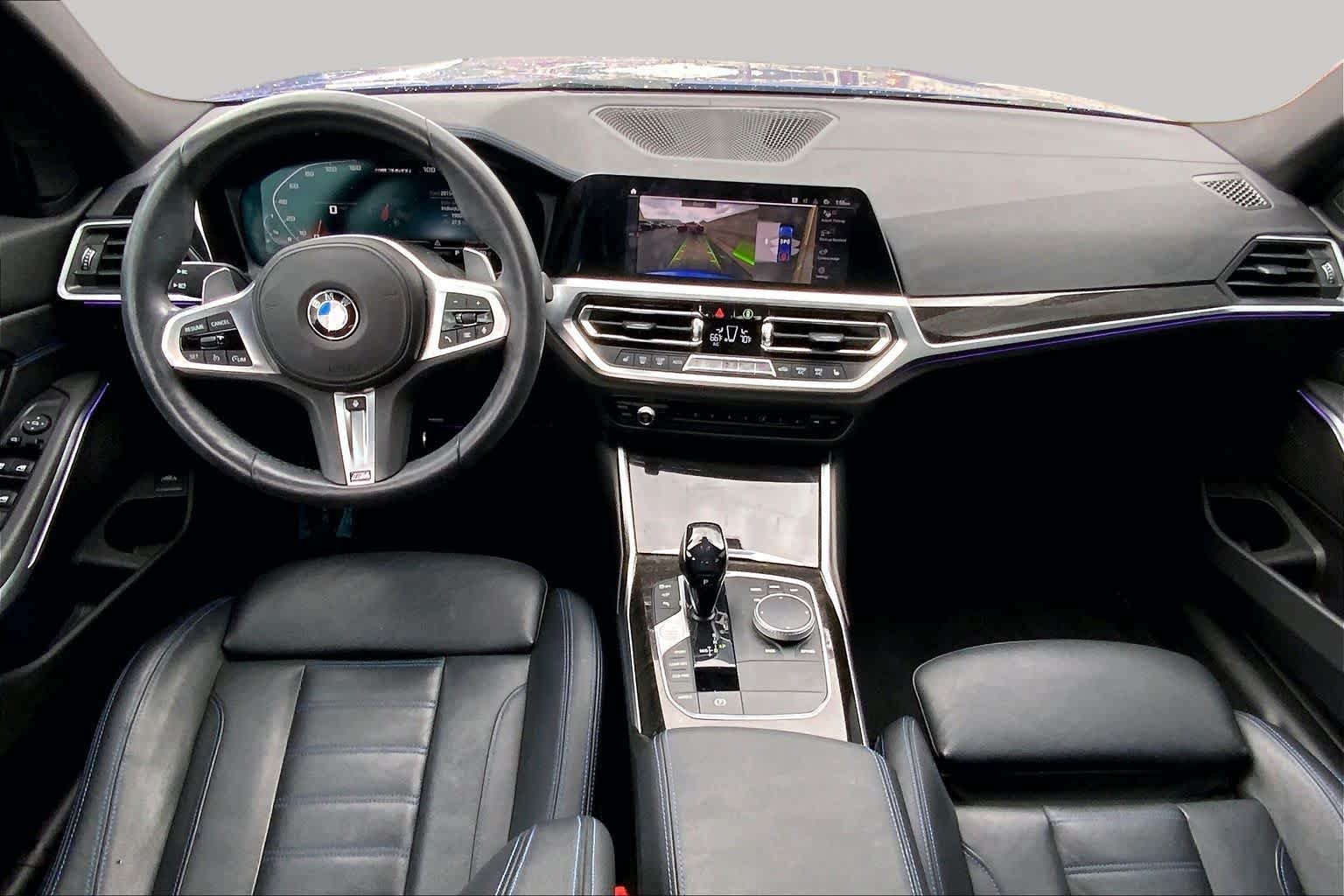 Used 2021 Portimao Blue Metallic BMW M340i xDrive image 13