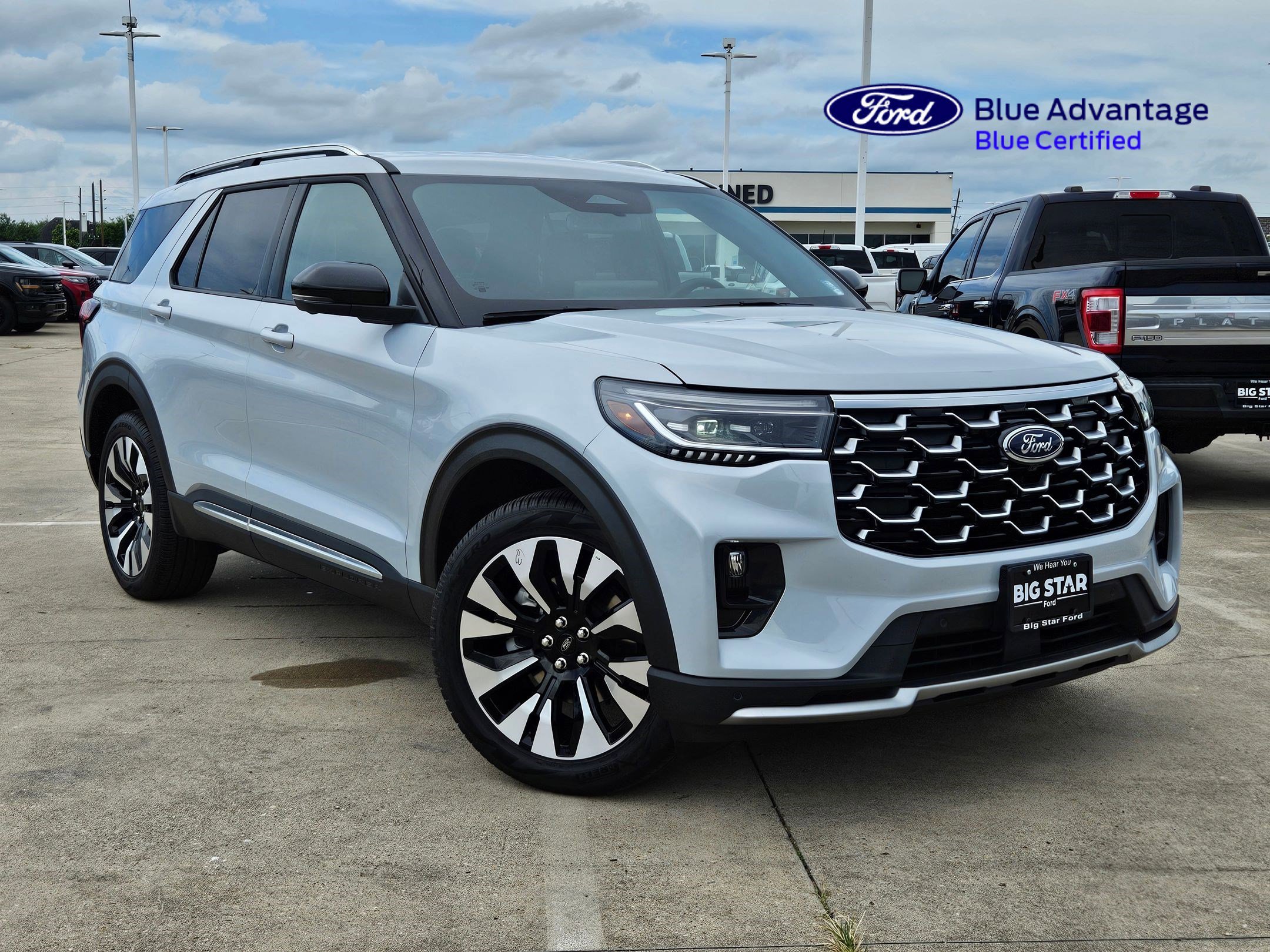 Used 2026 Blue Ford Platinum image 1