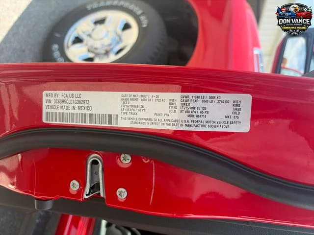 New 2026 Flame Red Clearcoat RAM Tradesman image 29
