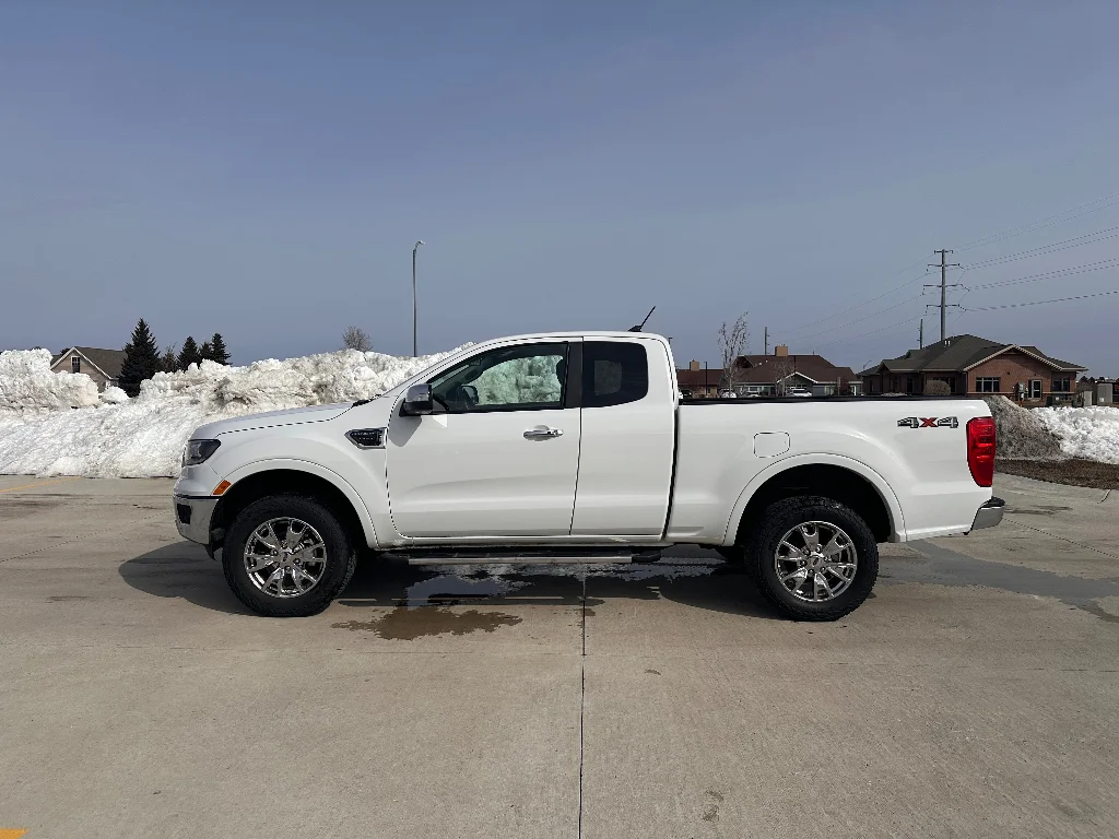 Used 2021 OXFORD WHITE Ford LARIAT image 1