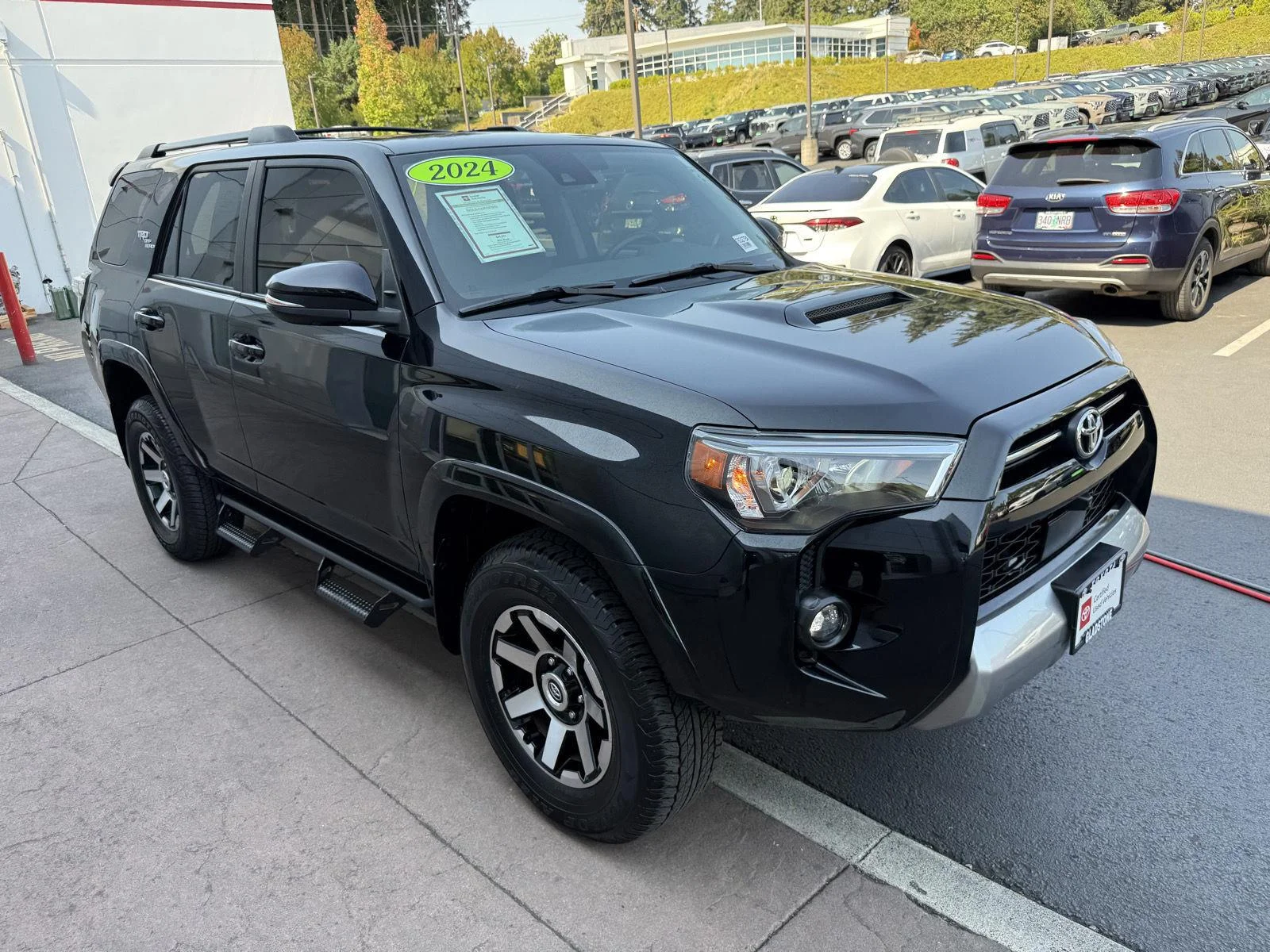 Used 2024 Midnight Black Metallic Toyota TRD Off Road Premium image 8