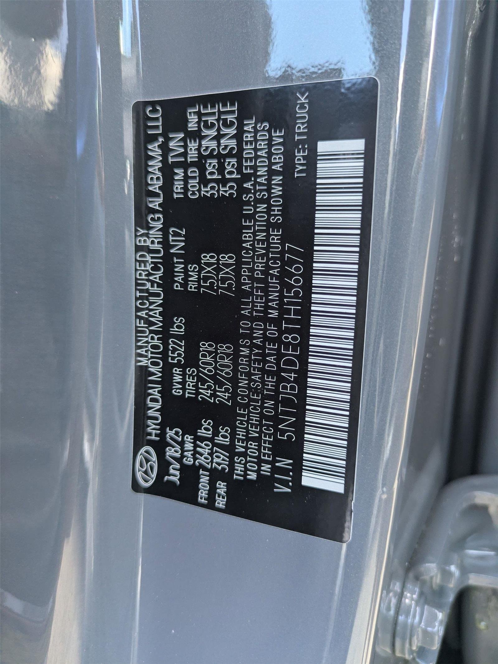 Used 2026 Hampton Gray Hyundai SEL image 24