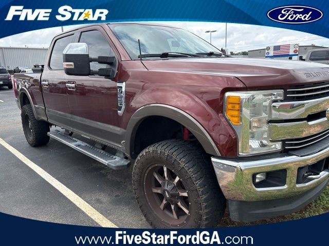 Used 2017 Red Ford Lariat image 1