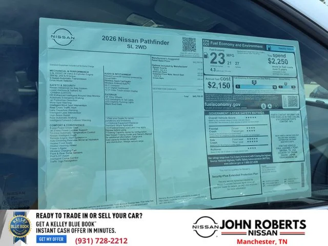 New 2026 Everest White Pearl TriCoat Nissan SL image 20