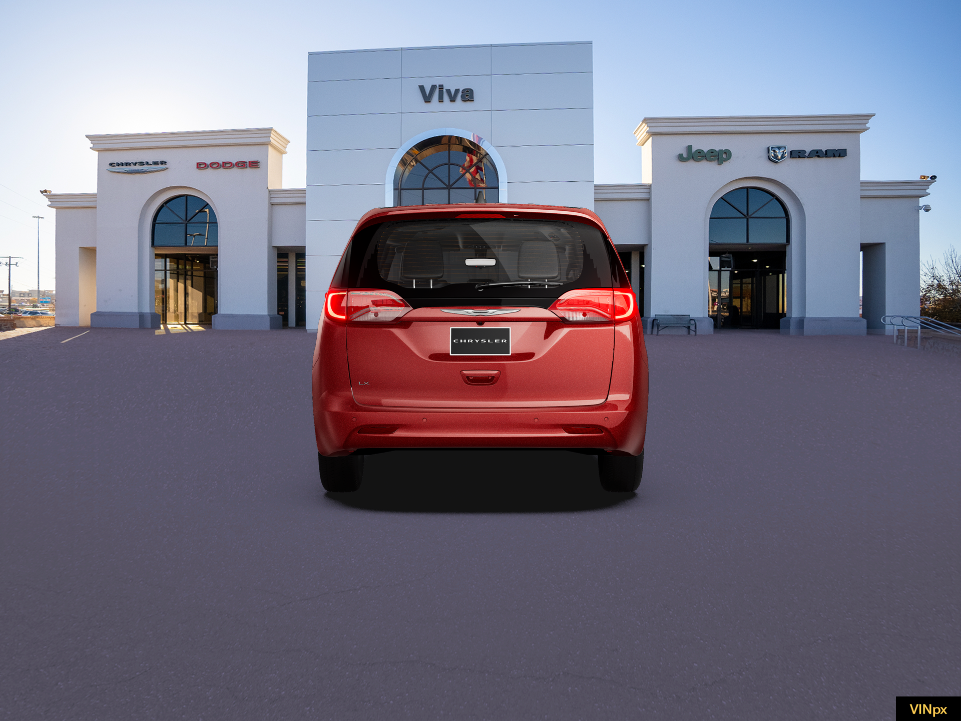 New 2027 Red Hot Pearl-Coat Exterior Paint Chrysler LX image 6
