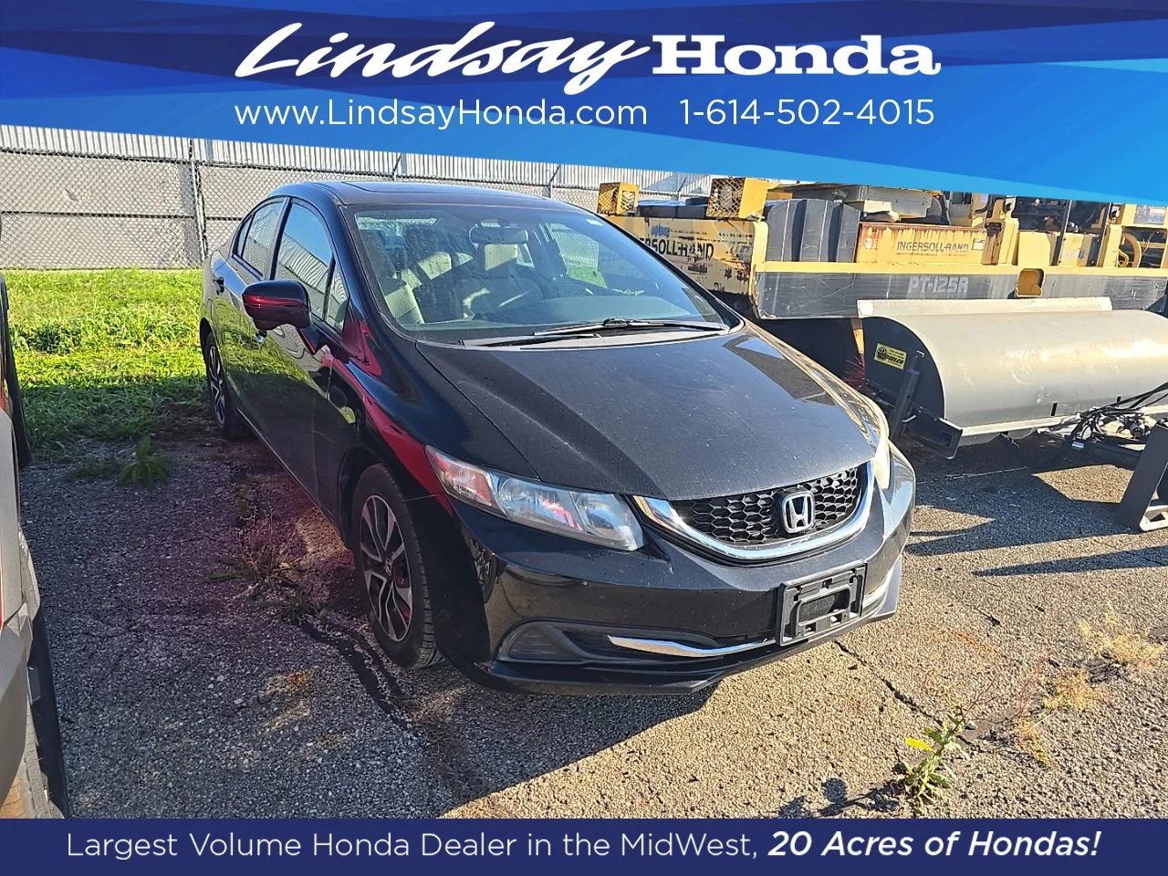 Used 2015 Black Honda EX image 3
