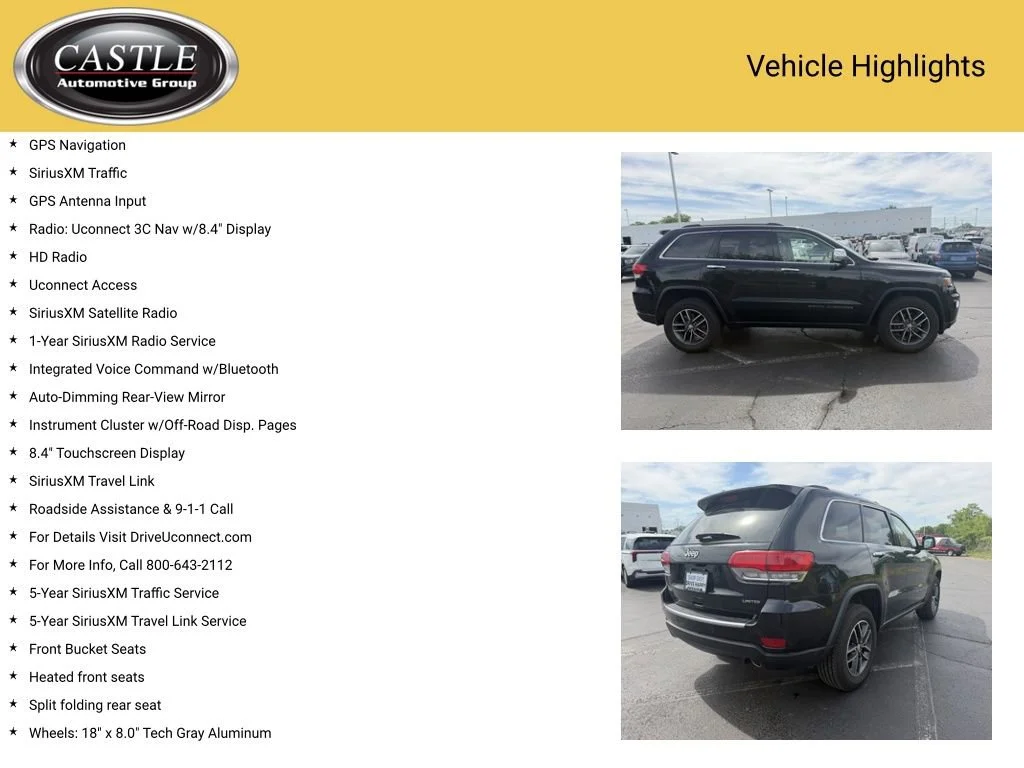 Used 2017 Black Jeep Limited 4x4 image 4