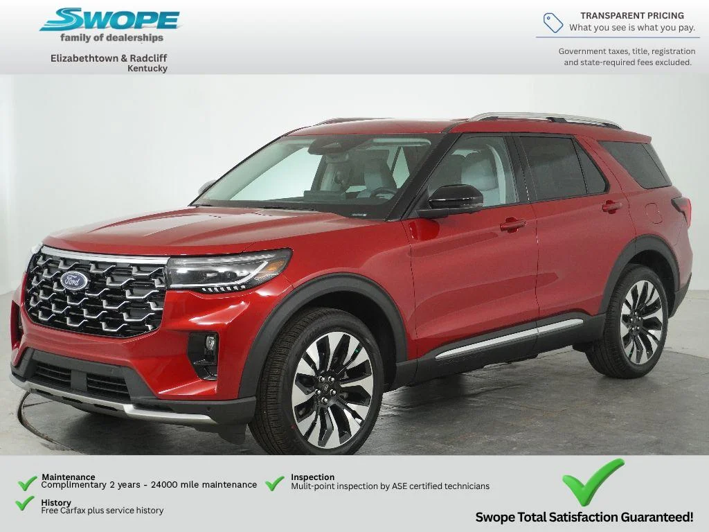 New 2026 Rapid Red Metallic Tinted Clearcoat Ford Platinum™ image 10
