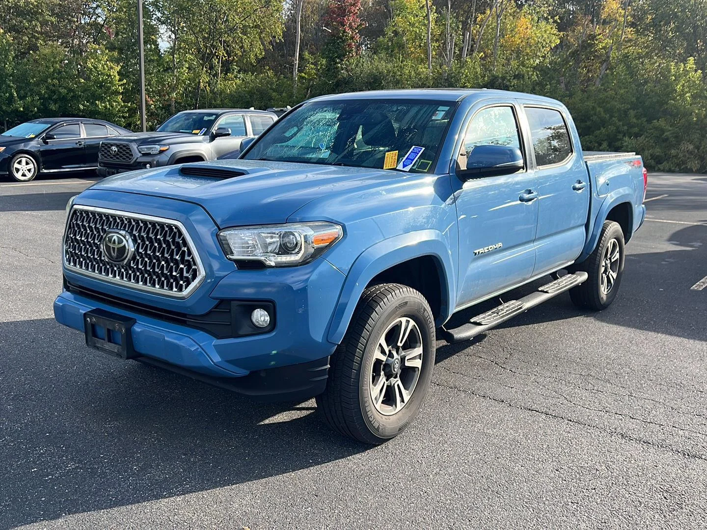Used 2019 Cavalry Blue Toyota TRD Sport image 2
