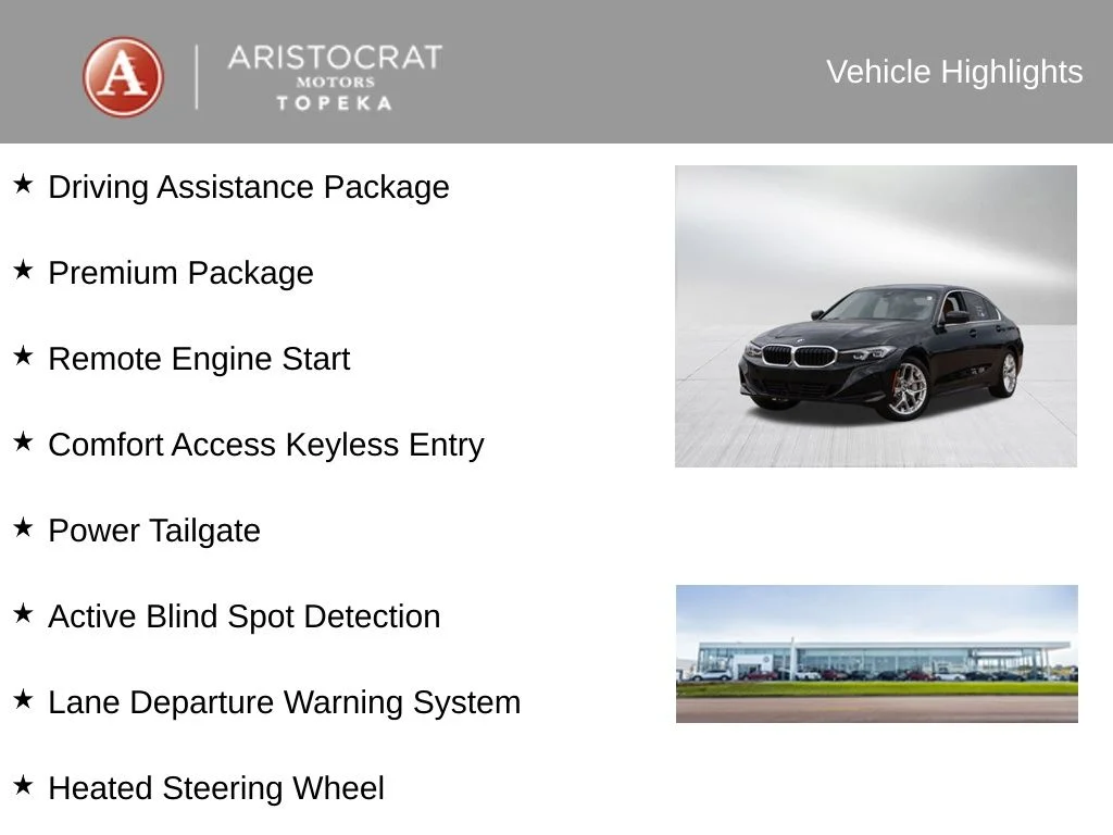 Certified Used 2025 Black BMW 330i xDrive image 4