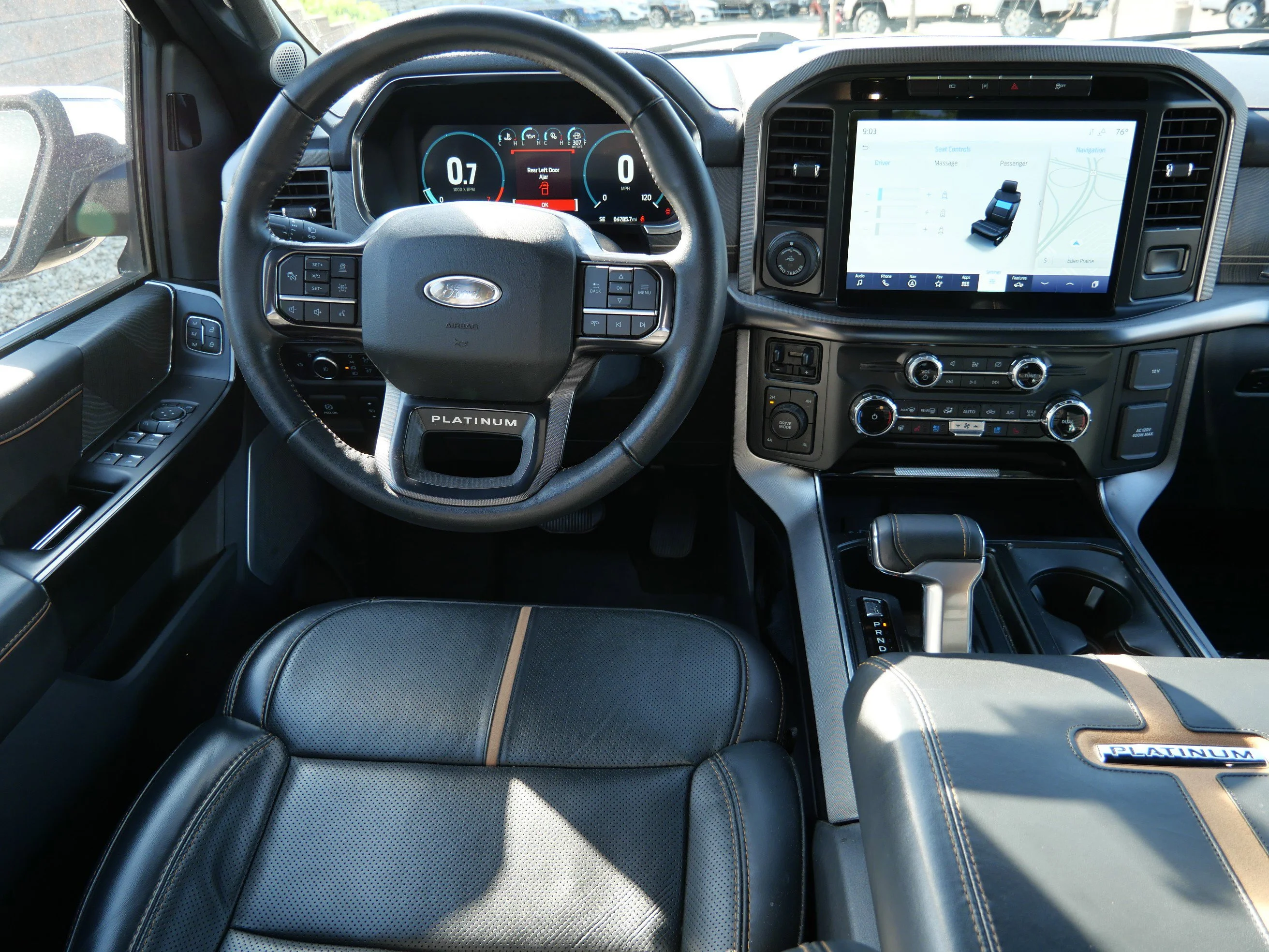 Certified Used 2022 Agate Black Metallic Ford Platinum image 16
