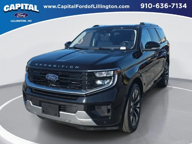 Used 2025 Black Ford Platinum image 1