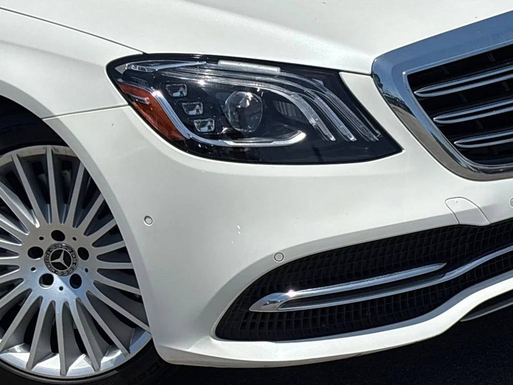 Used 2020 designo Diamond White Metallic Mercedes-Benz S 560 image 7