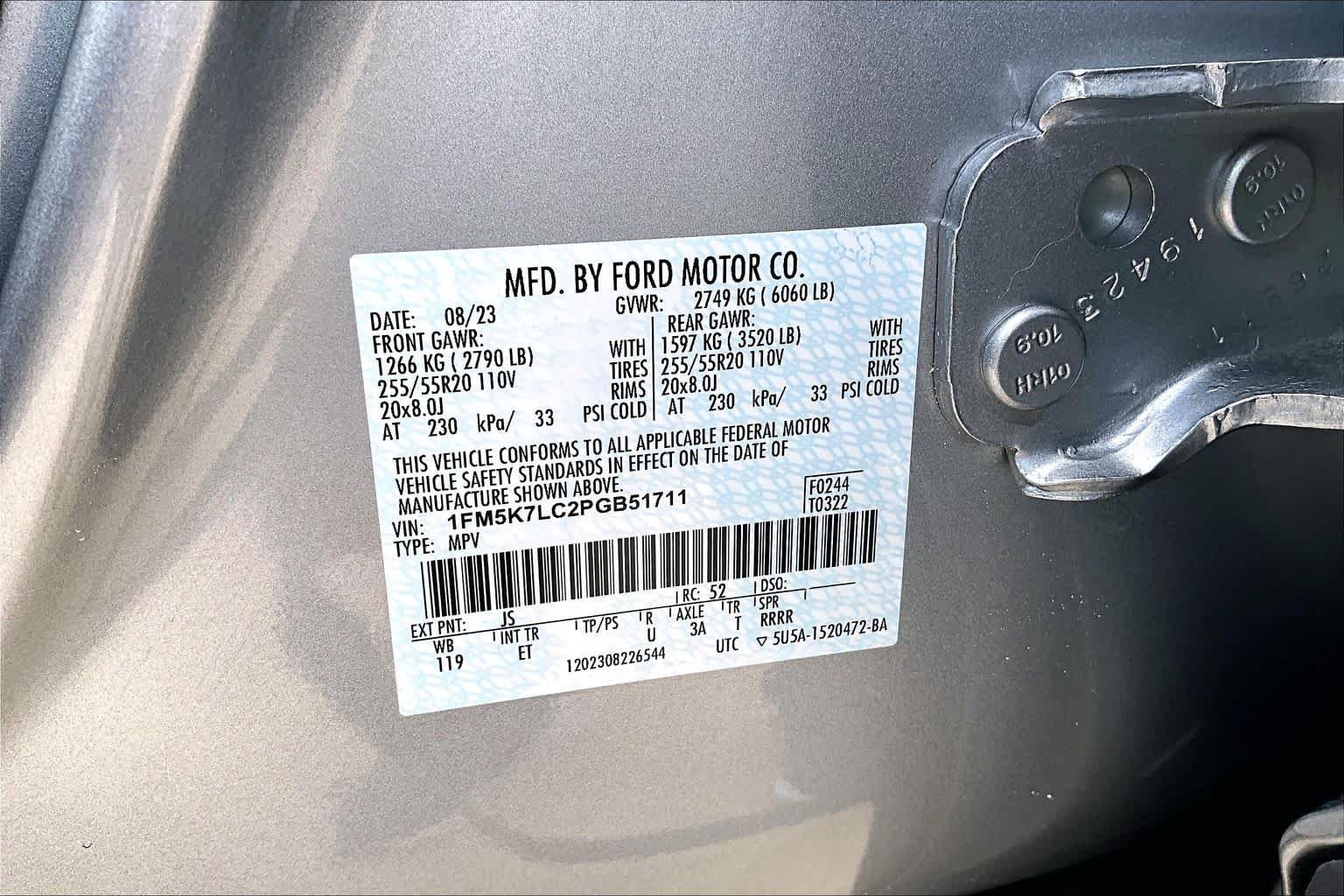 Used 2023 Iconic Silver Metallic Ford King Ranch image 29