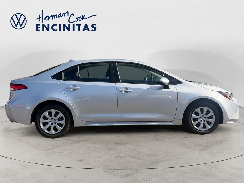 Used 2022 Classic Silver Metallic Toyota LE image 6