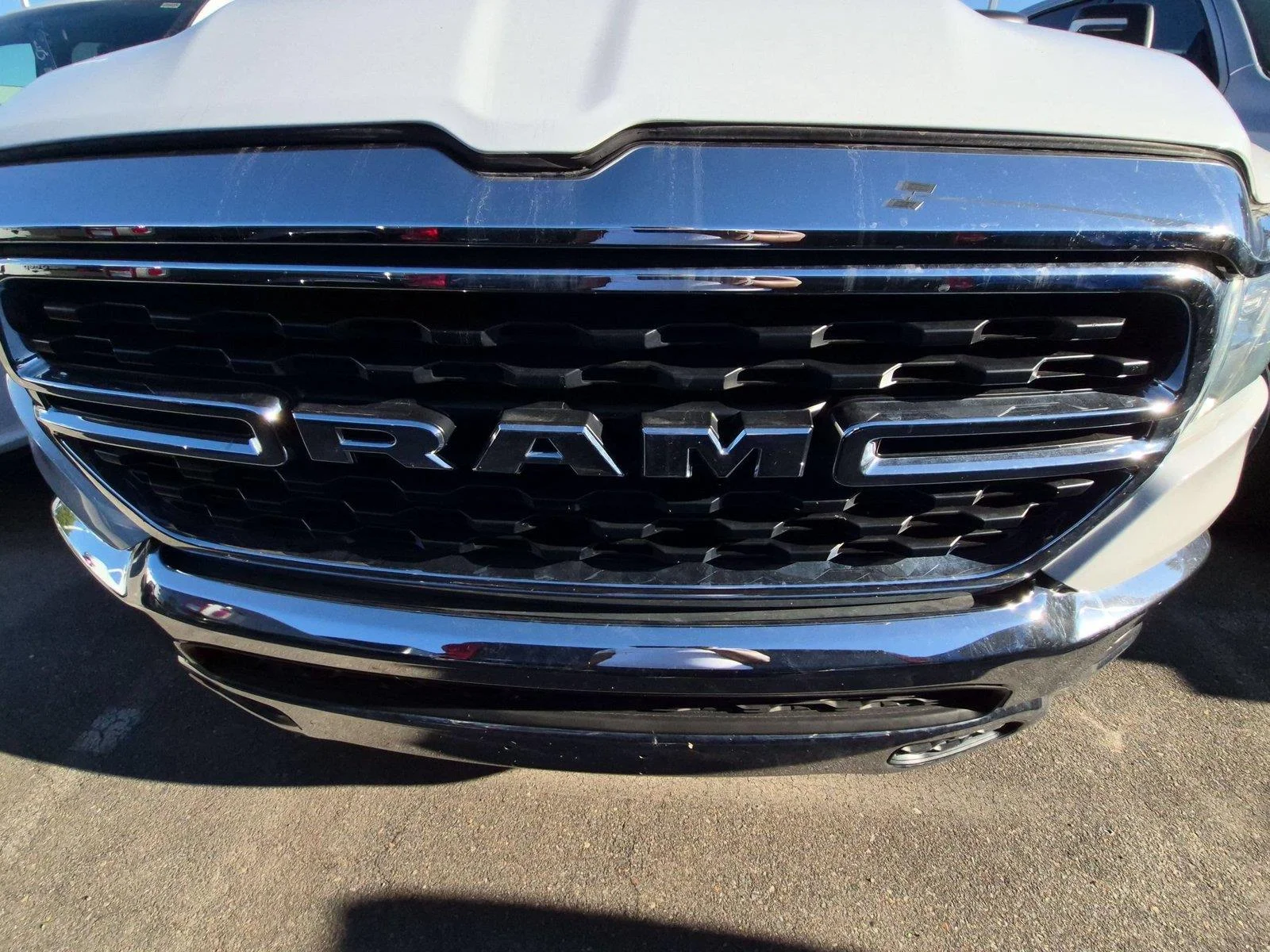 Used 2022 Bright White Clearcoat Ram Big Horn image 2