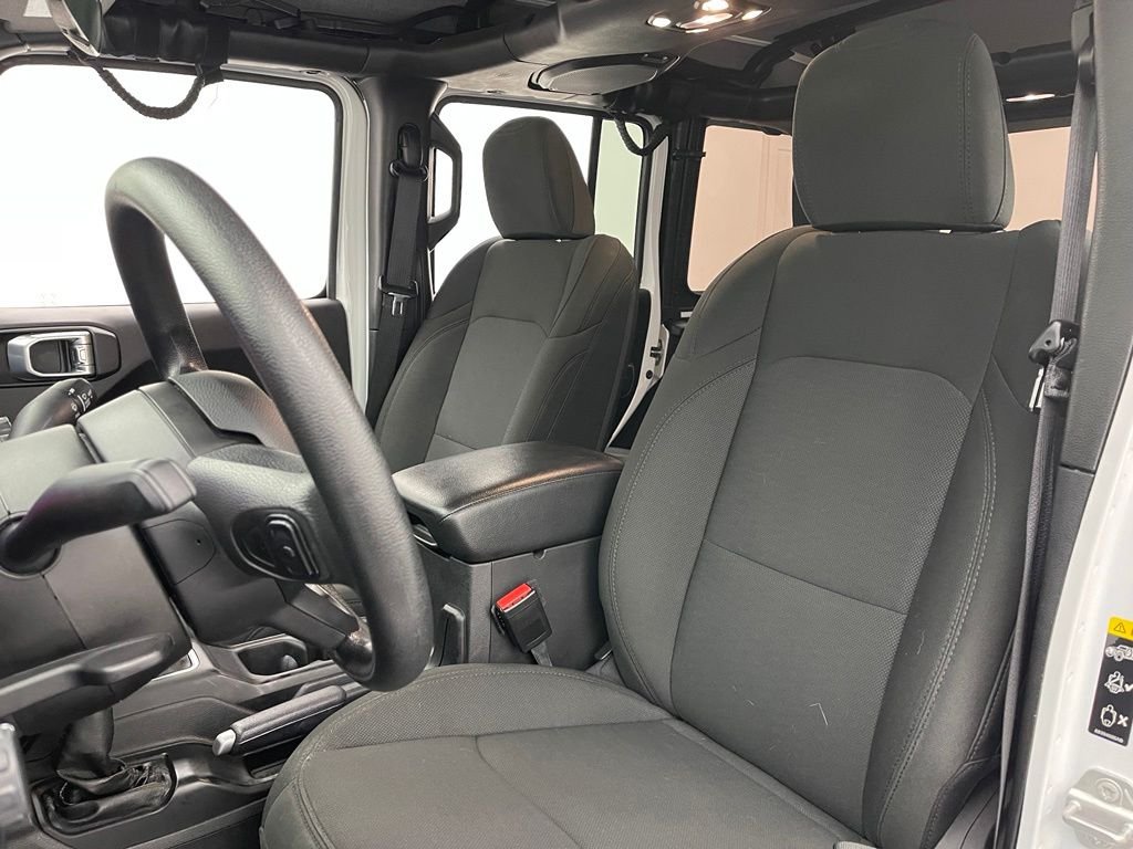 Used 2021 Bright White Clearcoat Jeep Unlimited Willys image 16