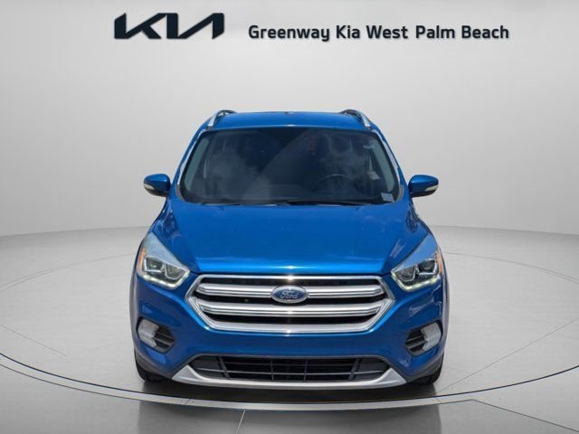 Used 2017 Blue Ford Titanium image 2