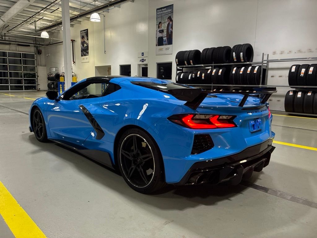 Used 2021 Blue Chevrolet Stingray image 7