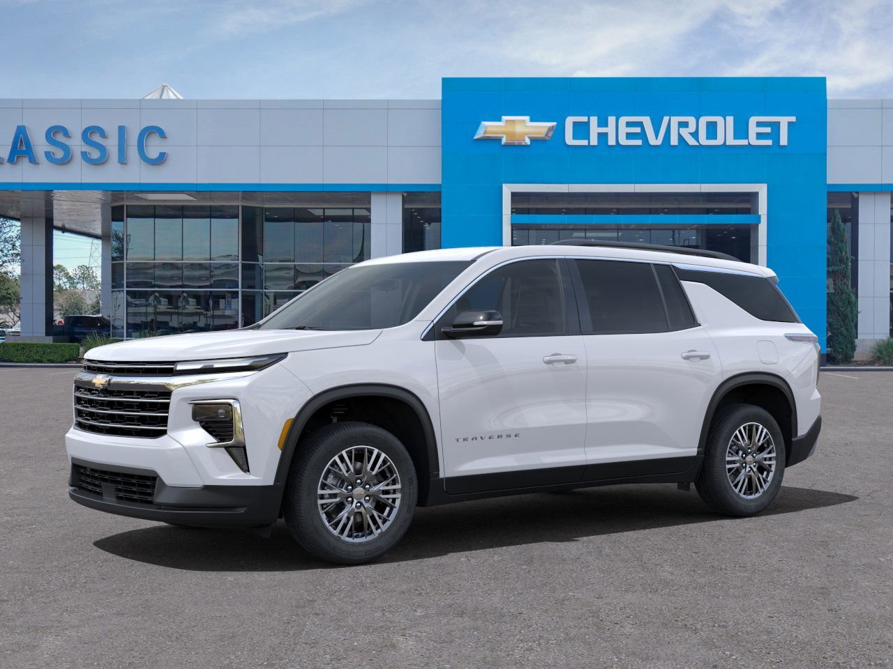 2025 Chevrolet Traverse LT White at Classic Elite Chevrolet Hwy 6