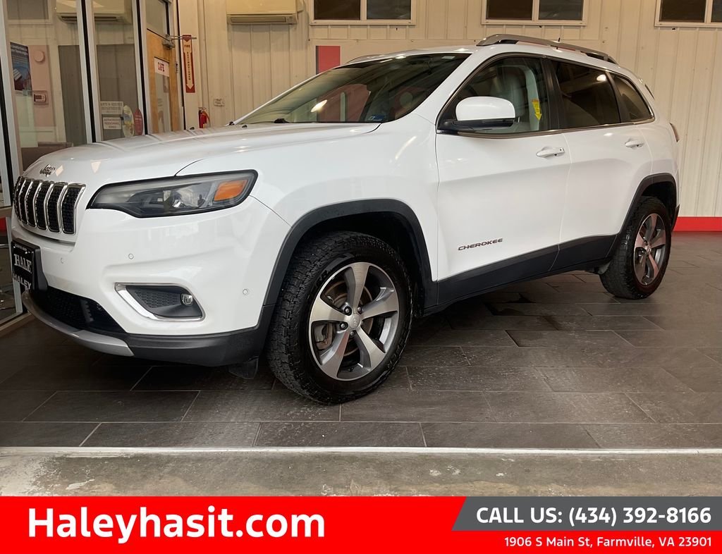 Used 2021 White Jeep Limited image 1