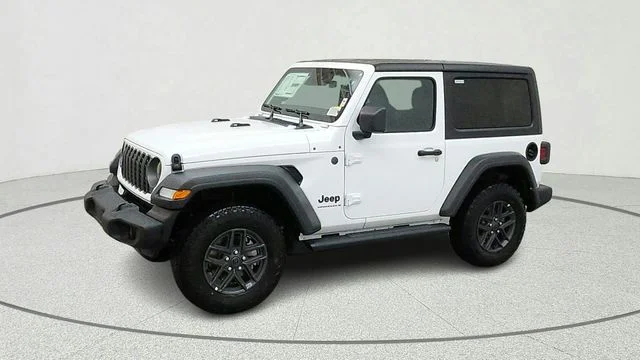 New 2026 Bright White Clear-Coat Exterior Paint Jeep Sport S image 4