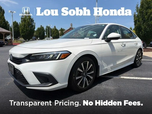 Used 2022 Platinum White Pearl Honda EX image 1