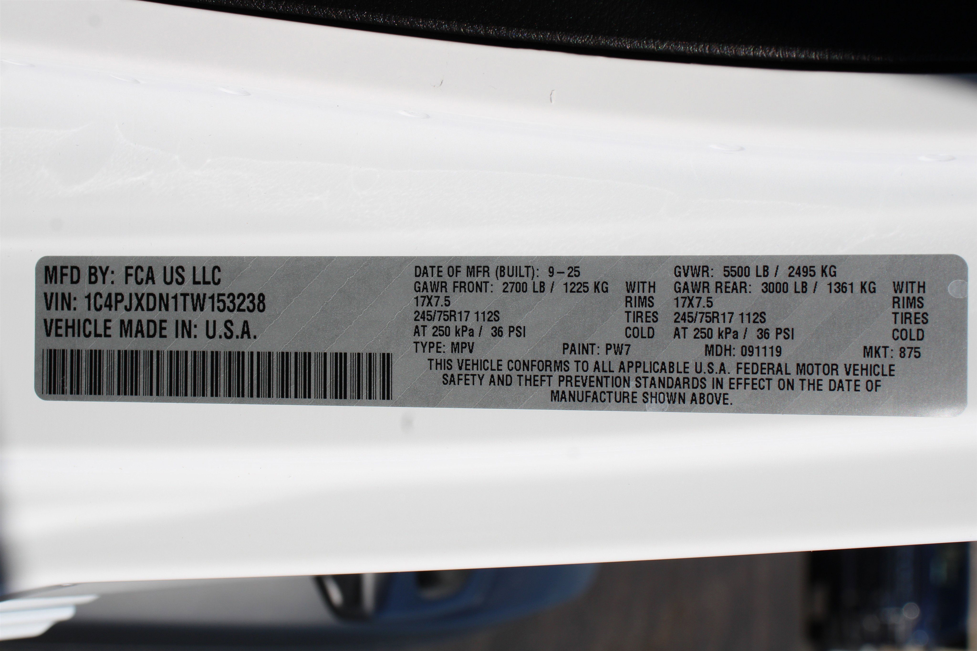 New 2026 Bright White Clear-Coat Exterior Paint Jeep Sport image 43