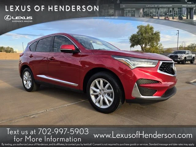 Used 2019 Red Acura Base image 1