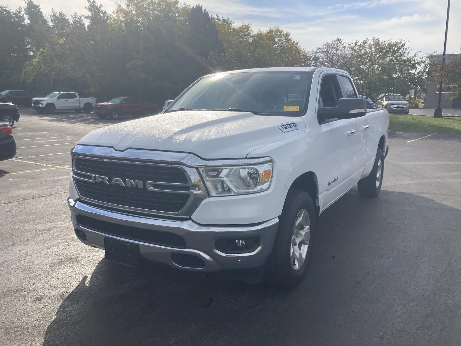 Used 2020 Bright White Clearcoat Ram Big Horn image 3