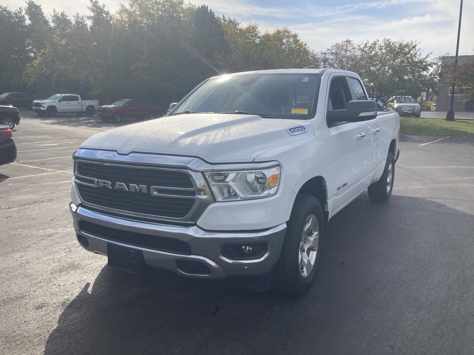 Used 2020 Bright White Clearcoat Ram Big Horn image 3