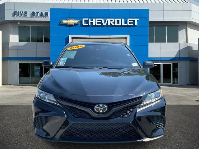 Used 2020 Black Toyota SE image 2