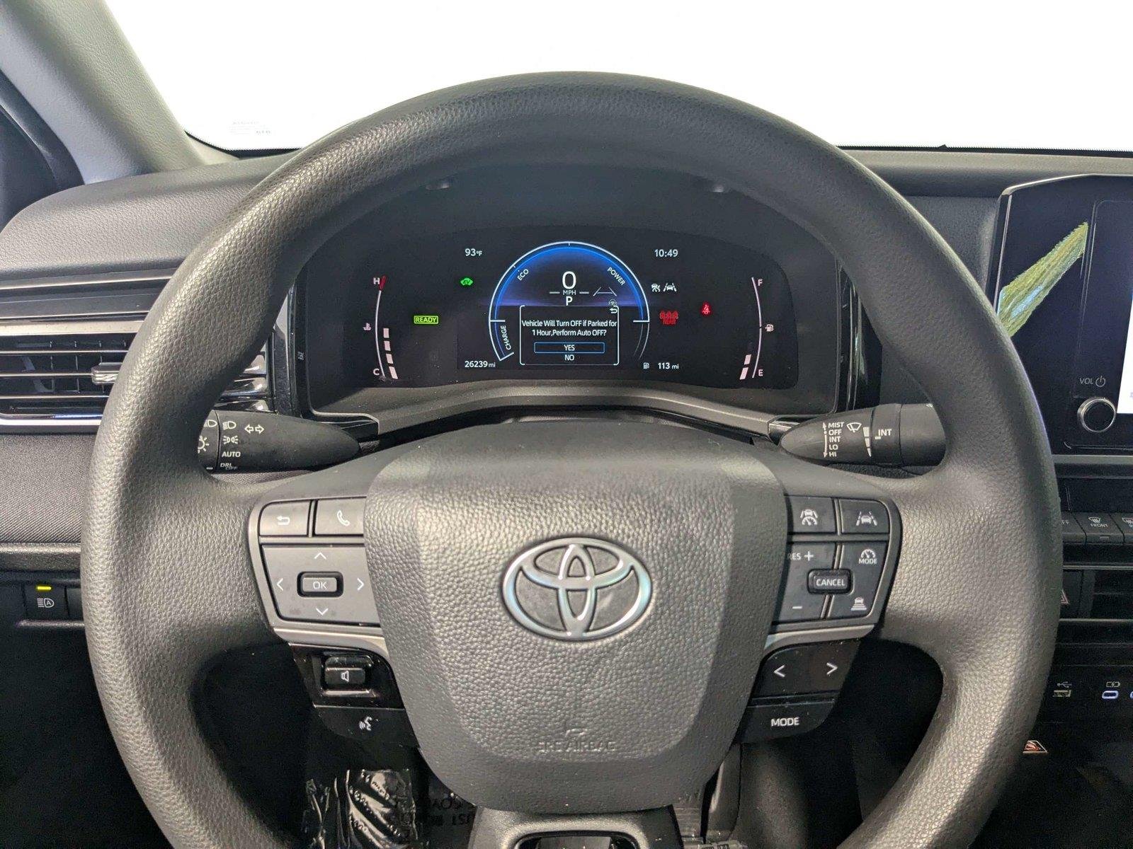 Used 2025 Midnight Black Metallic Toyota LE image 16