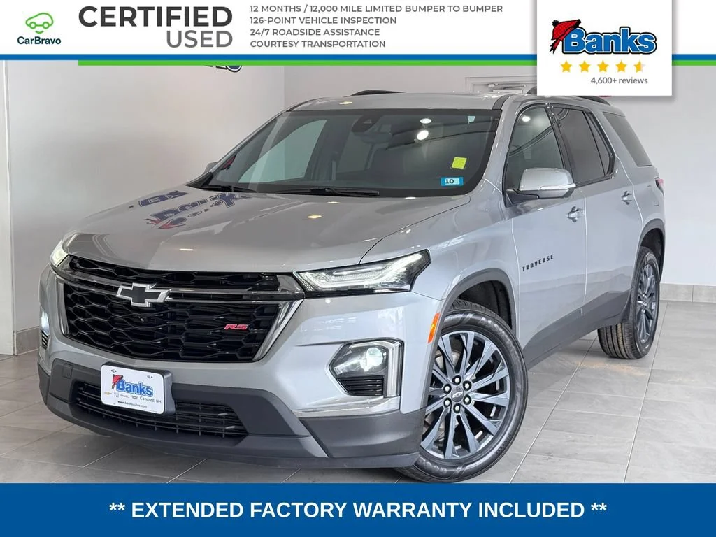 Certified Used 2023 Sterling Gray Metallic Chevrolet RS image 1