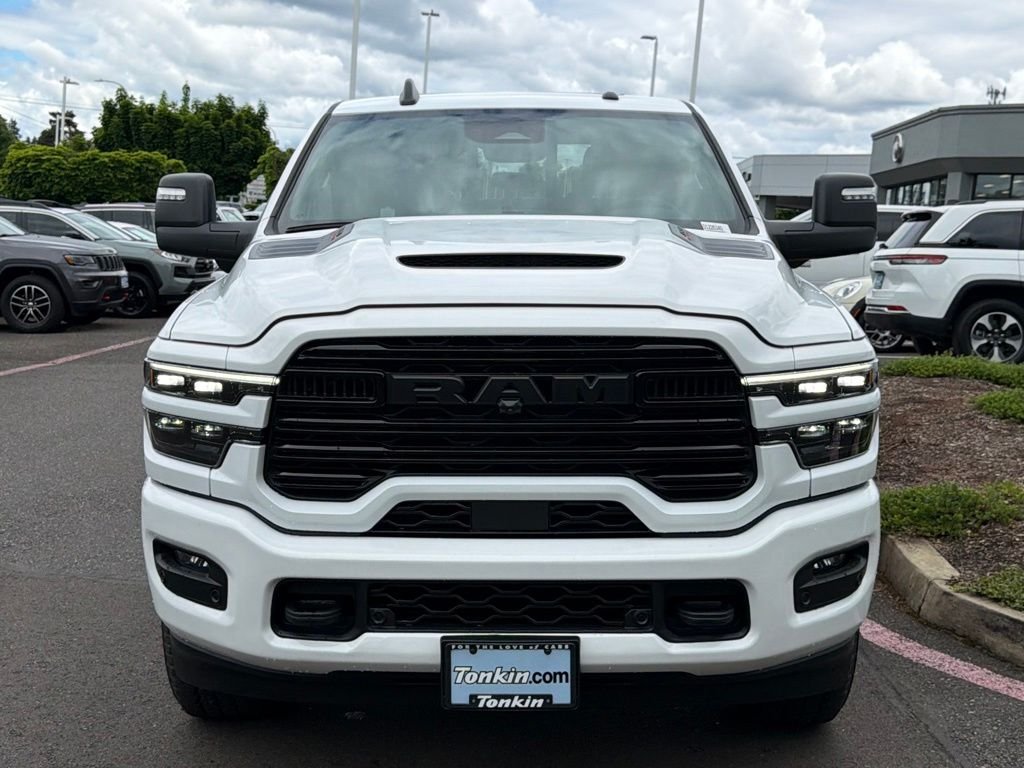 New 2026 Bright White Clear-Coat Exterior Paint RAM Laramie image 3