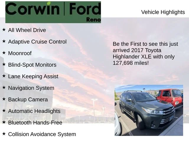 Used 2017 Jade Metallic Toyota XLE image 4
