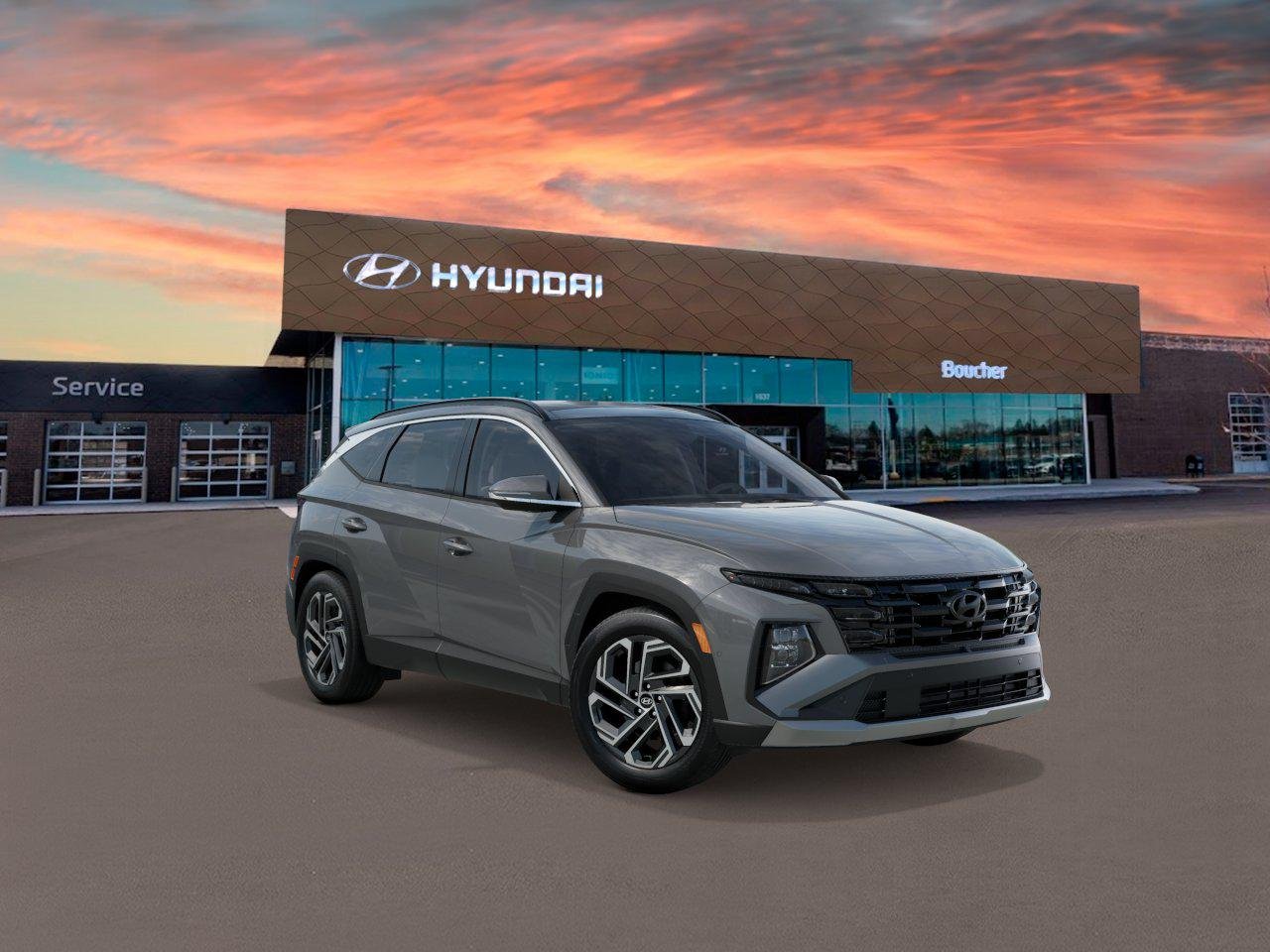 New 2026 Hampton Gray Hyundai Limited AWD image 2