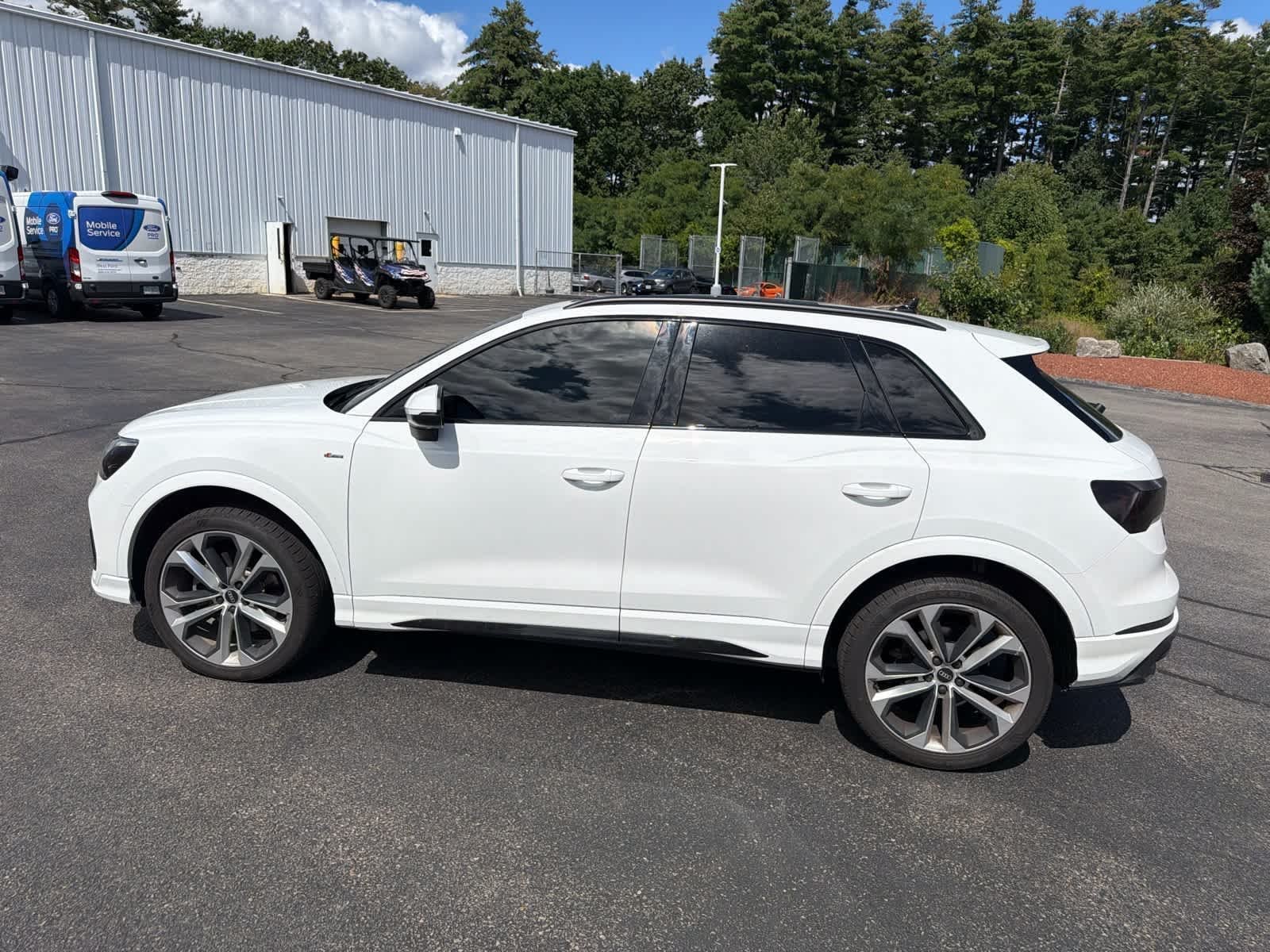 Used 2021 Glacier White Metallic Audi S line Premium Plus image 9