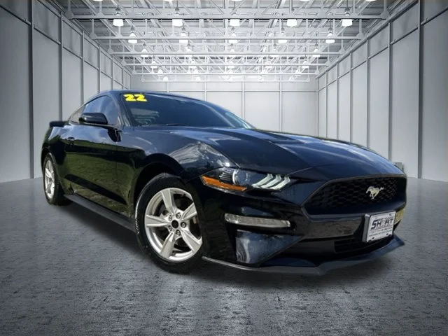 Pre-Owned 2022 Ford Mustang EcoBoost 2D Coupe in Hazard #W2080
