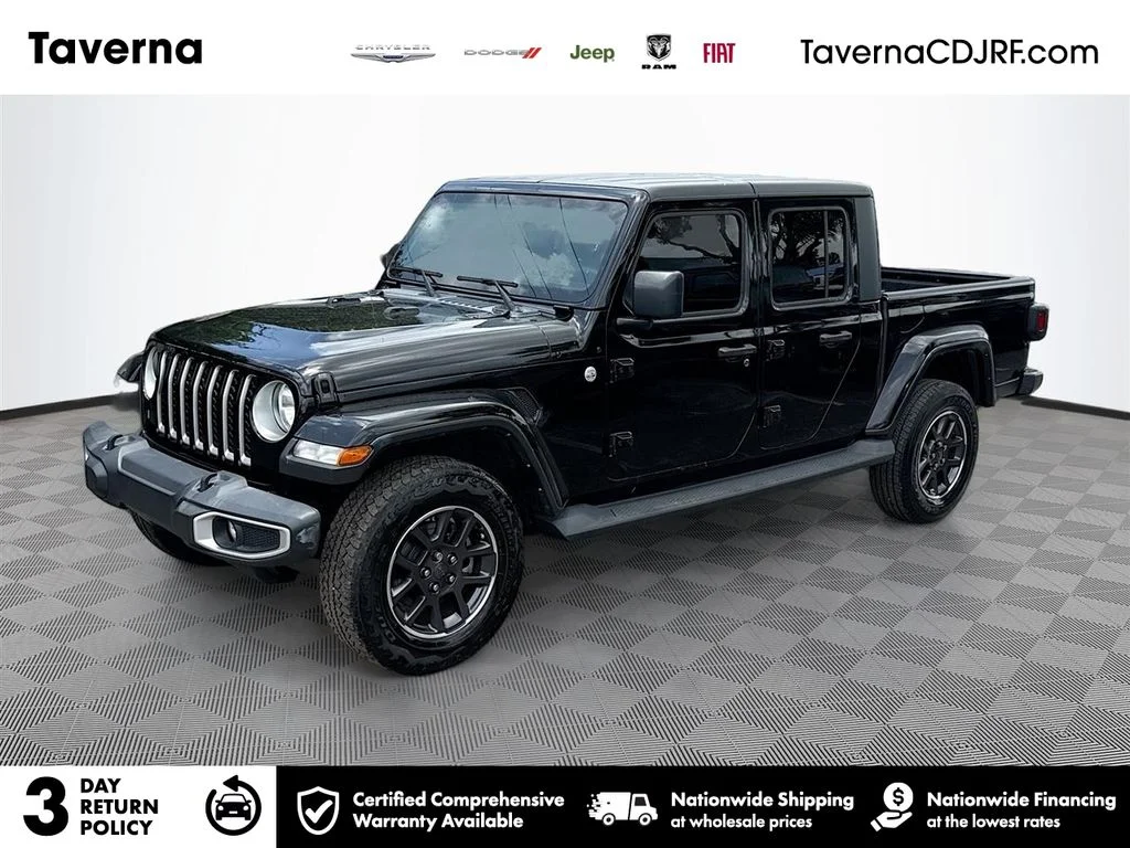 Used 2023 Black Jeep Overland image 1
