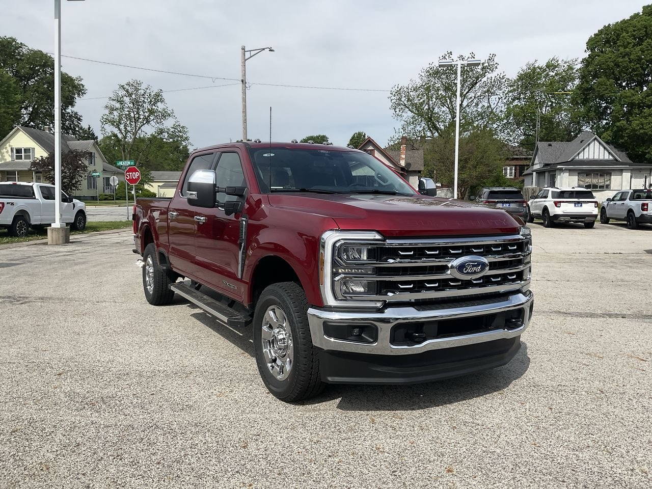 New 2026 Ruby Red Metallic Tinted Clearcoat Ford F-250® Lariat® image 1