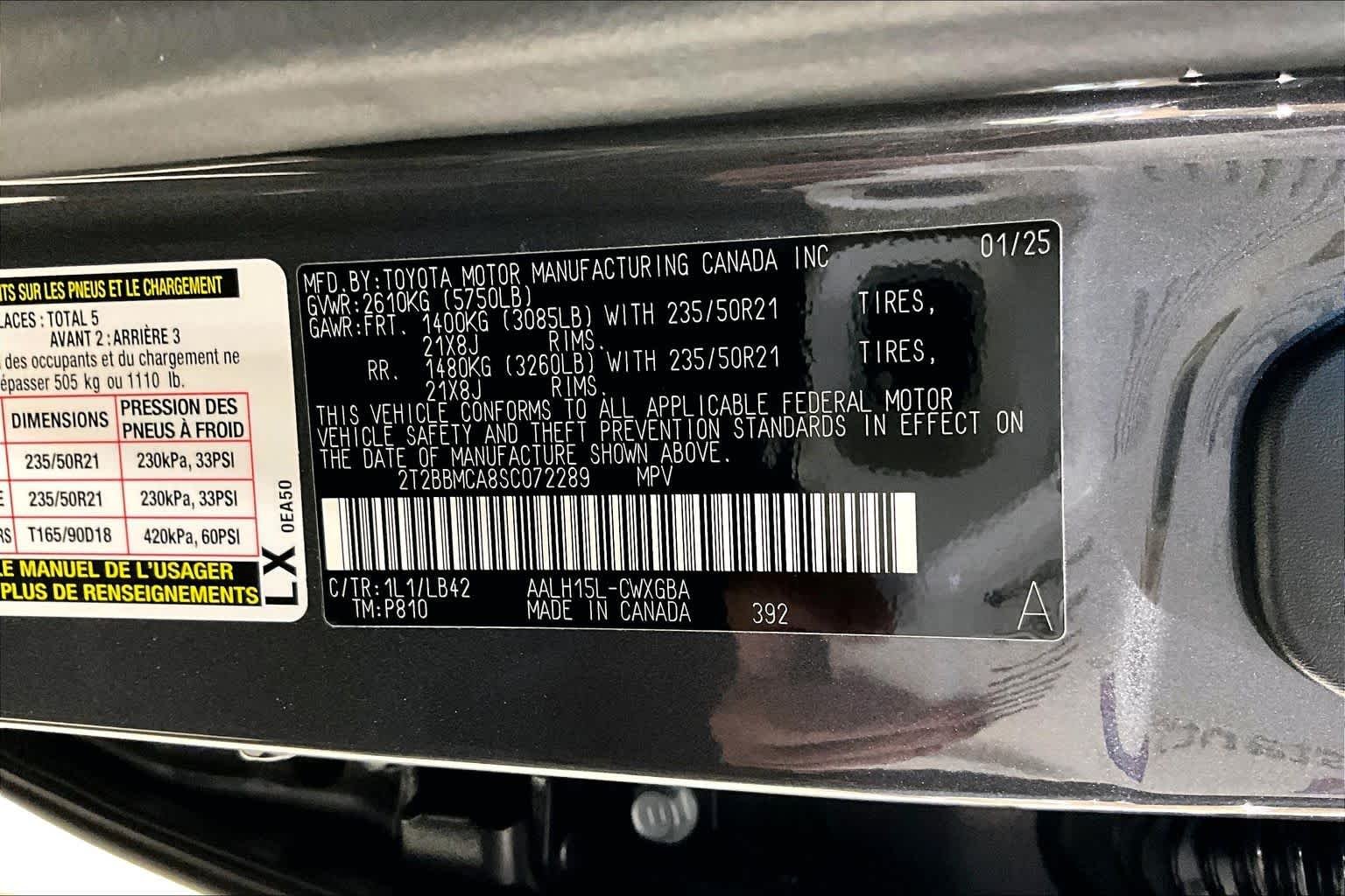 Certified Used 2025 Cloudburst Gray Lexus Premium Plus image 35
